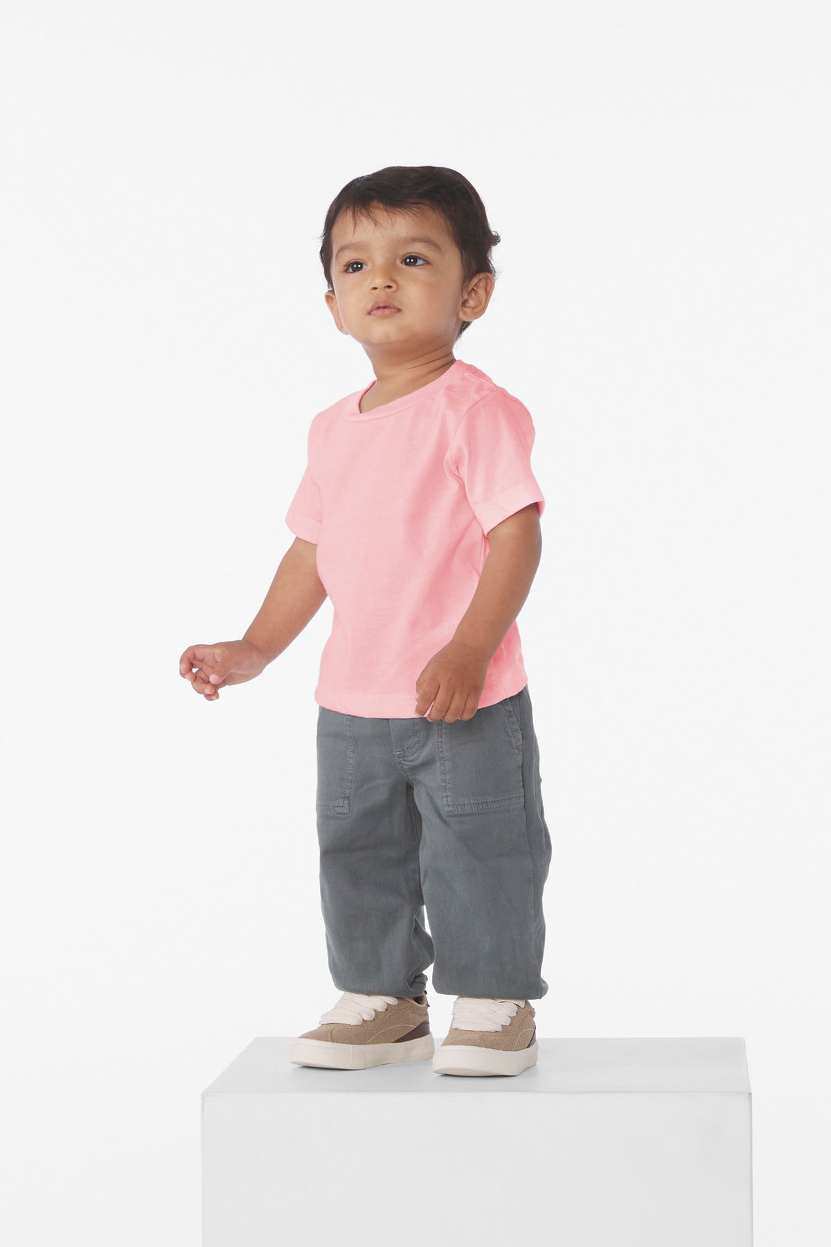 BELLA+CANVAS Infant Jersey Short Sleeve Tee BC3001B Pink