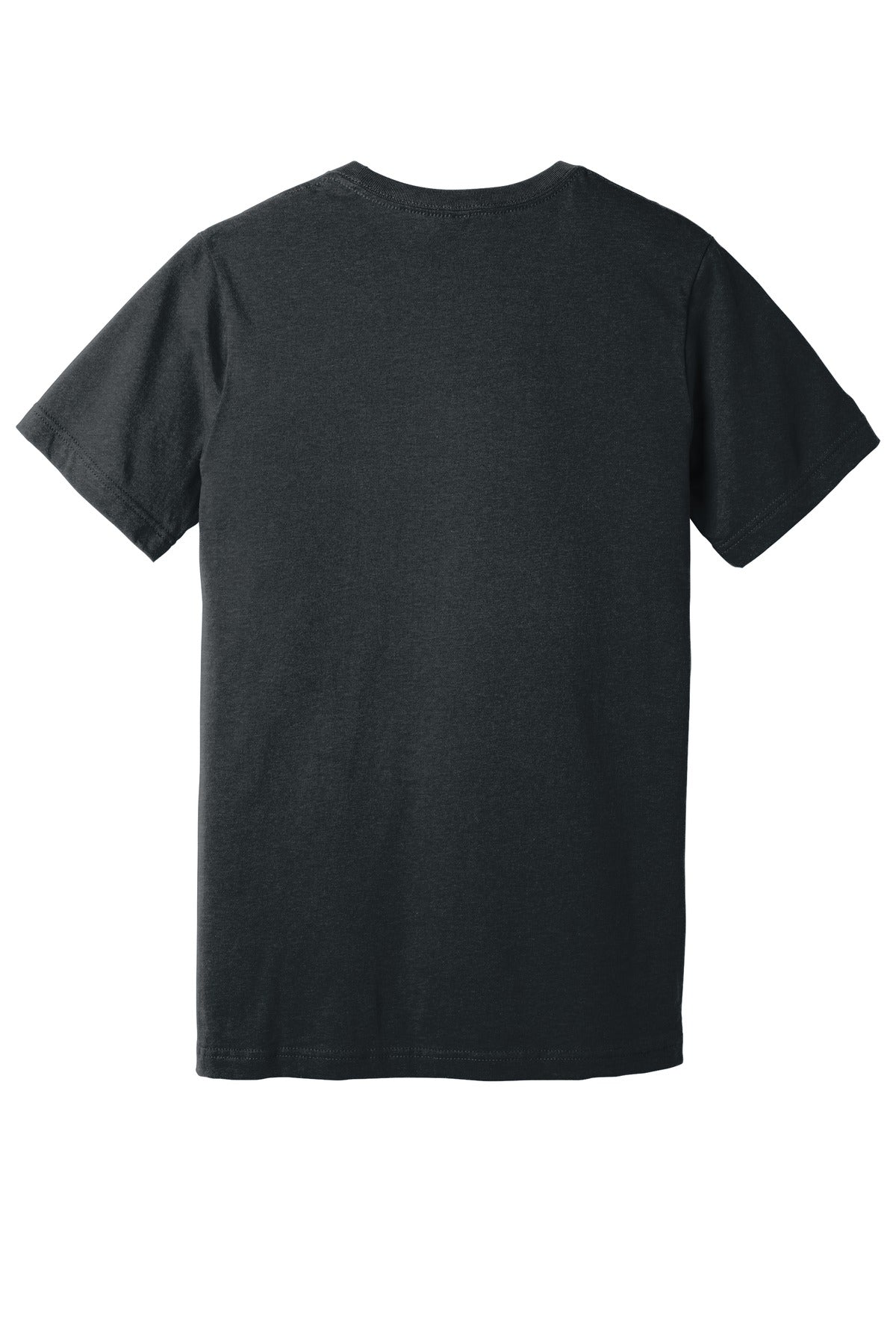 BELLA+CANVAS Unisex Heather CVC Short Sleeve Tee. BC3001CVC Dark Grey Heather