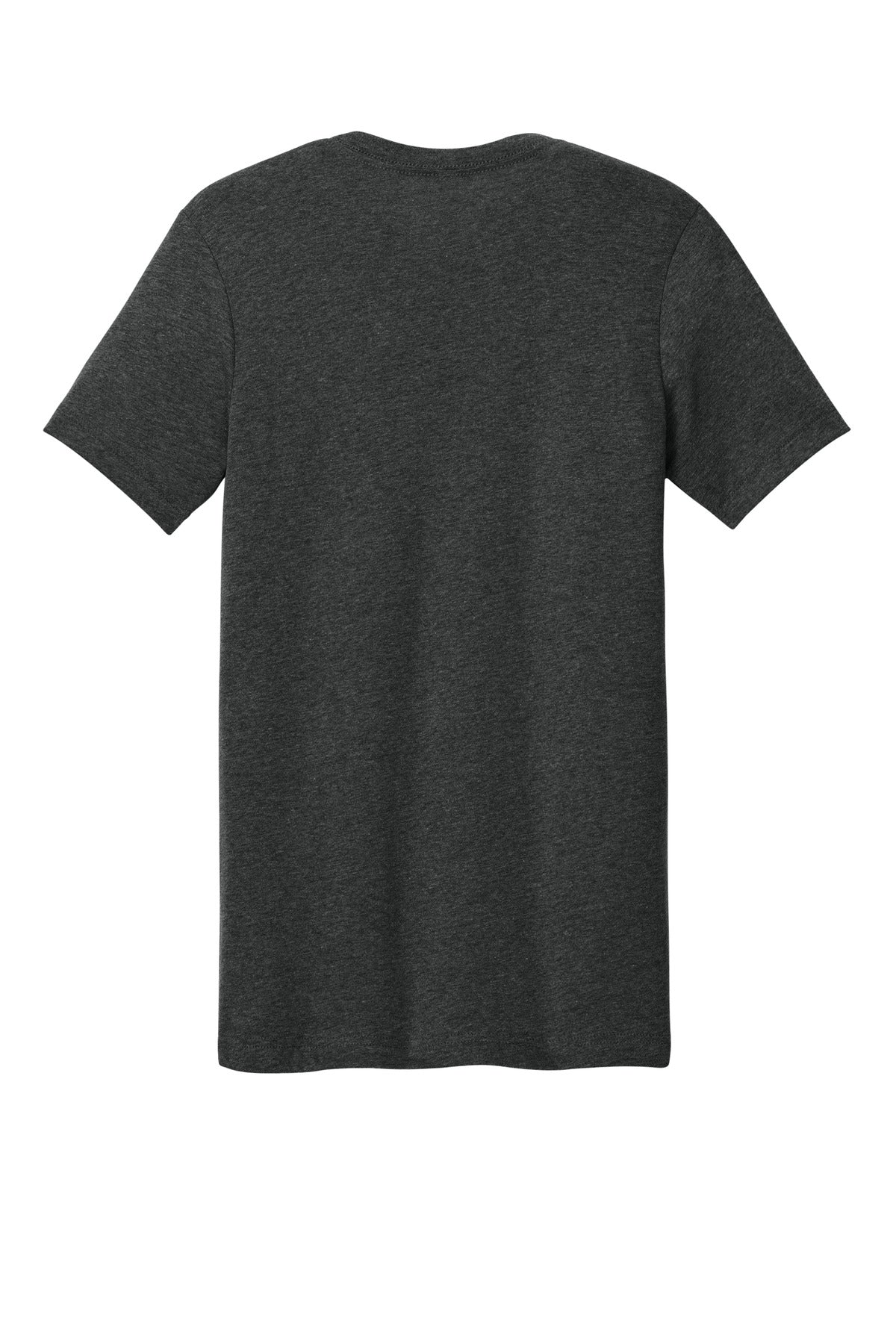 Bella+Canvas Unisex Heather CVC Short Sleeve Tee BC3001CVC Dark Grey Heather