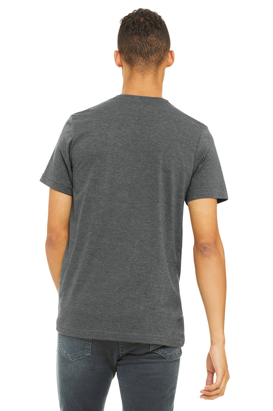 Bella+Canvas Unisex Heather CVC Short Sleeve Tee BC3001CVC Deep Heather