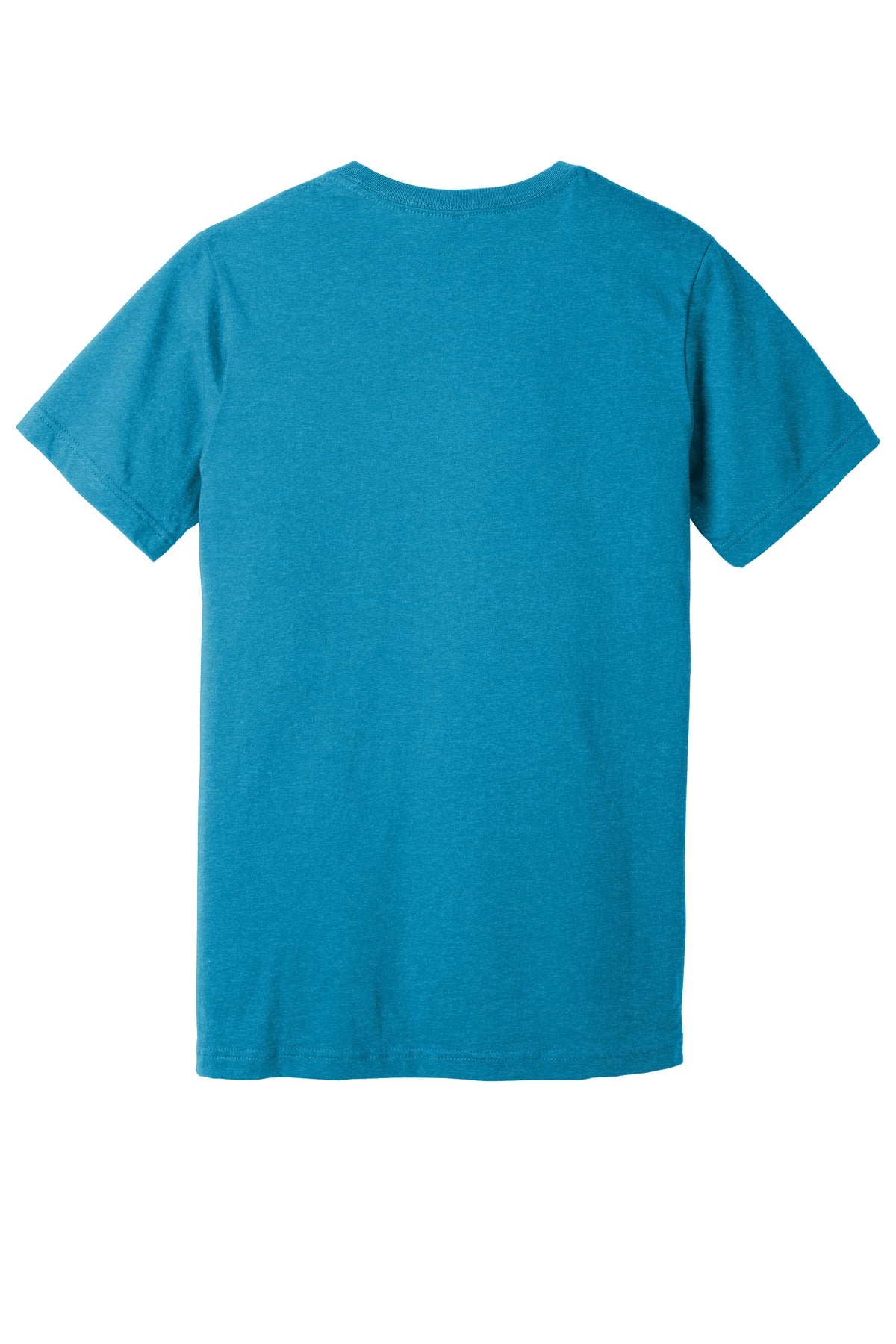 BELLA+CANVAS Unisex Heather CVC Short Sleeve Tee. BC3001CVC Heather Aqua