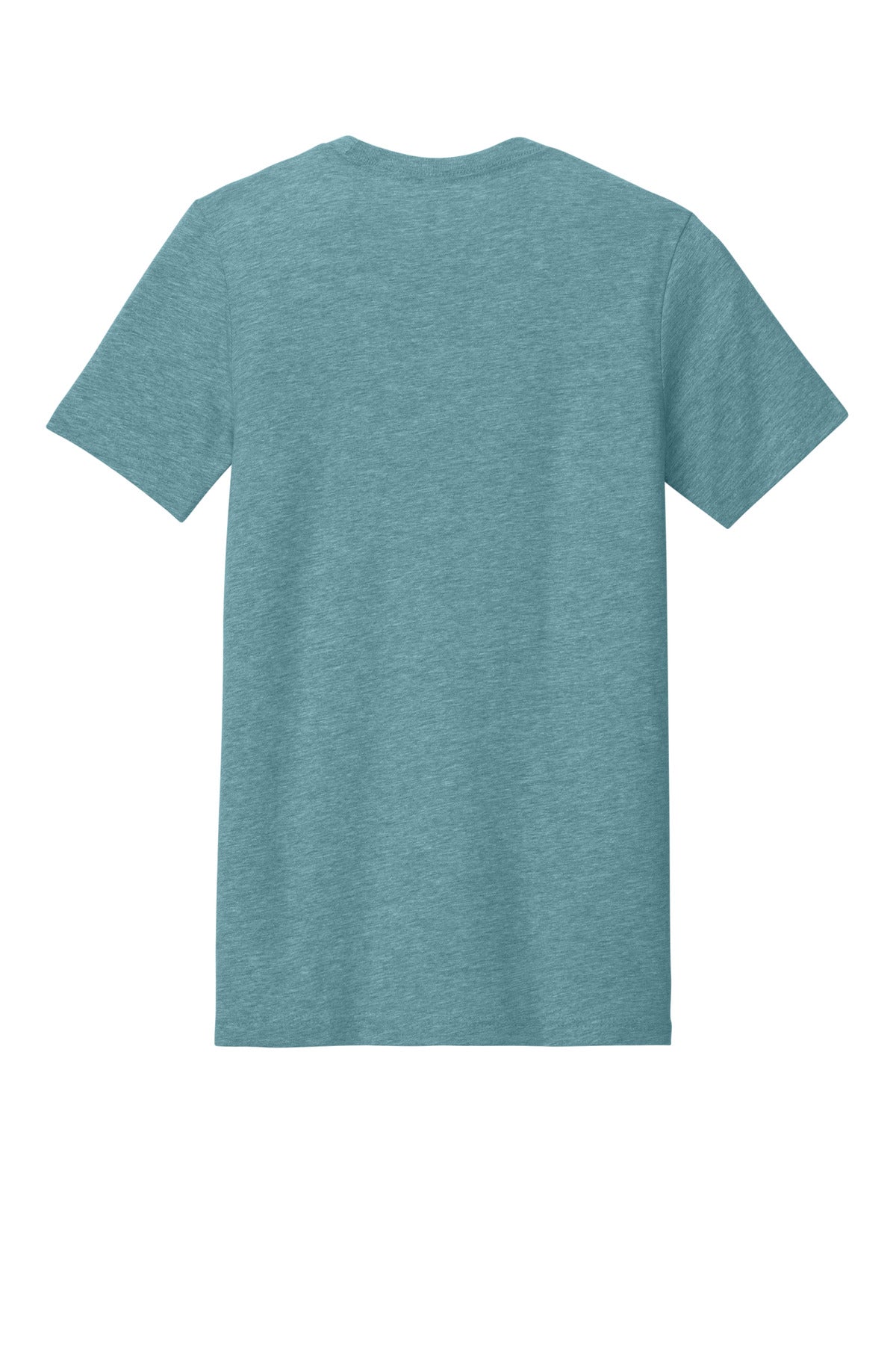 Bella+Canvas Unisex Heather CVC Short Sleeve Tee BC3001CVC Heather Blue Lagoon