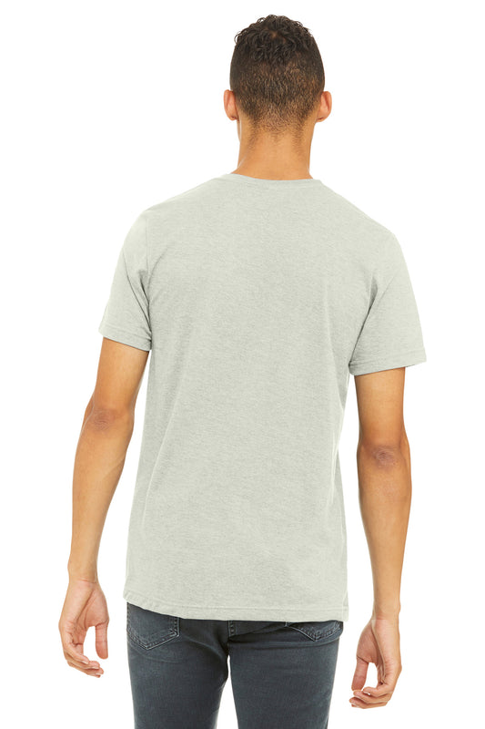 Bella+Canvas Unisex Heather CVC Short Sleeve Tee BC3001CVC Heather Cement