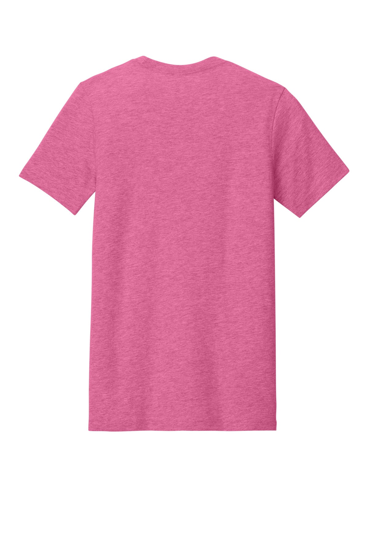 Bella+Canvas Unisex Heather CVC Short Sleeve Tee BC3001CVC Heather Charity Pink