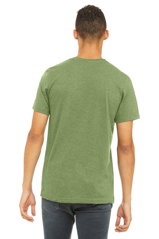 Bella+Canvas Unisex Heather CVC Short Sleeve Tee BC3001CVC Heather Green