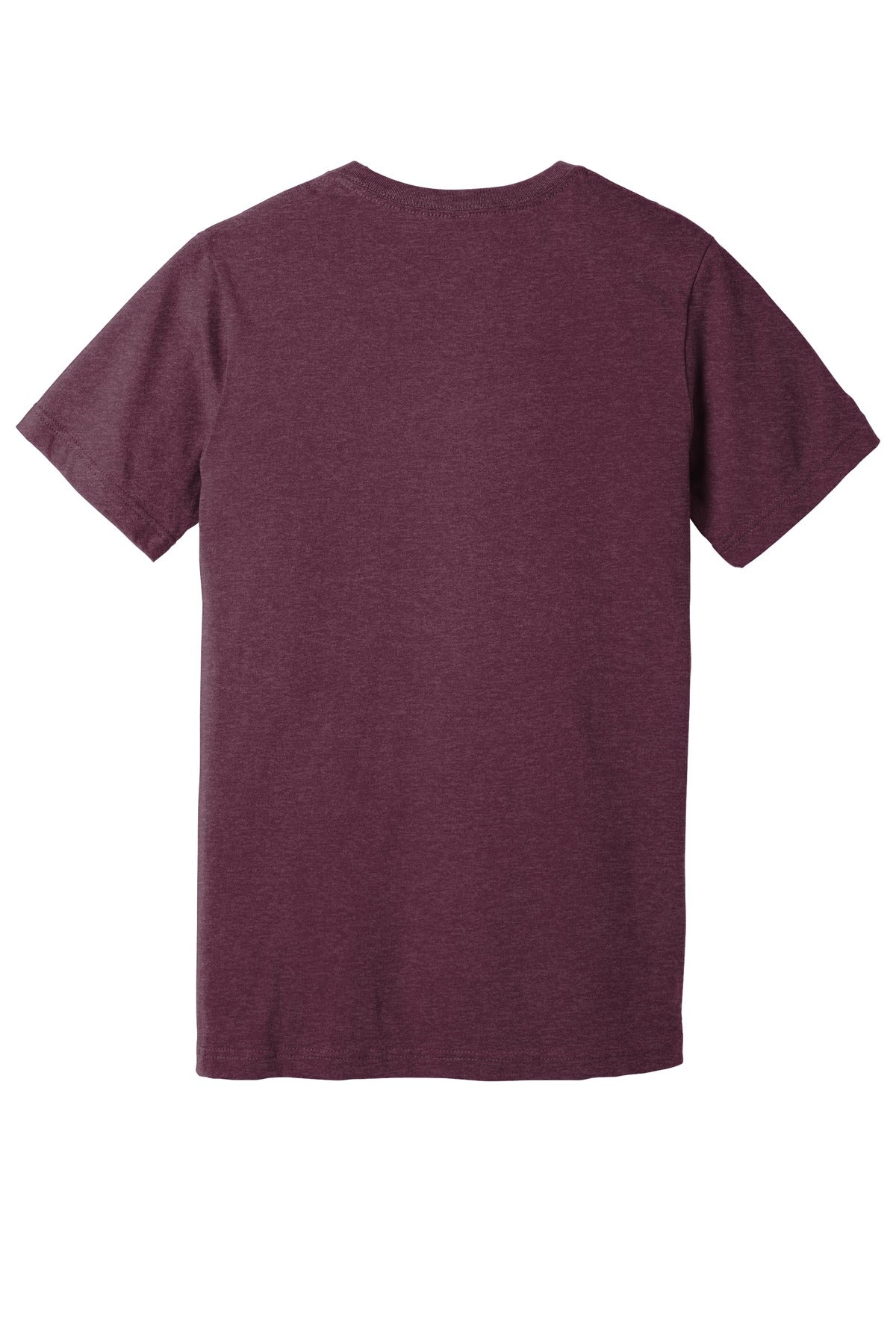 BELLA+CANVAS Unisex Heather CVC Short Sleeve Tee. BC3001CVC Heather Maroon