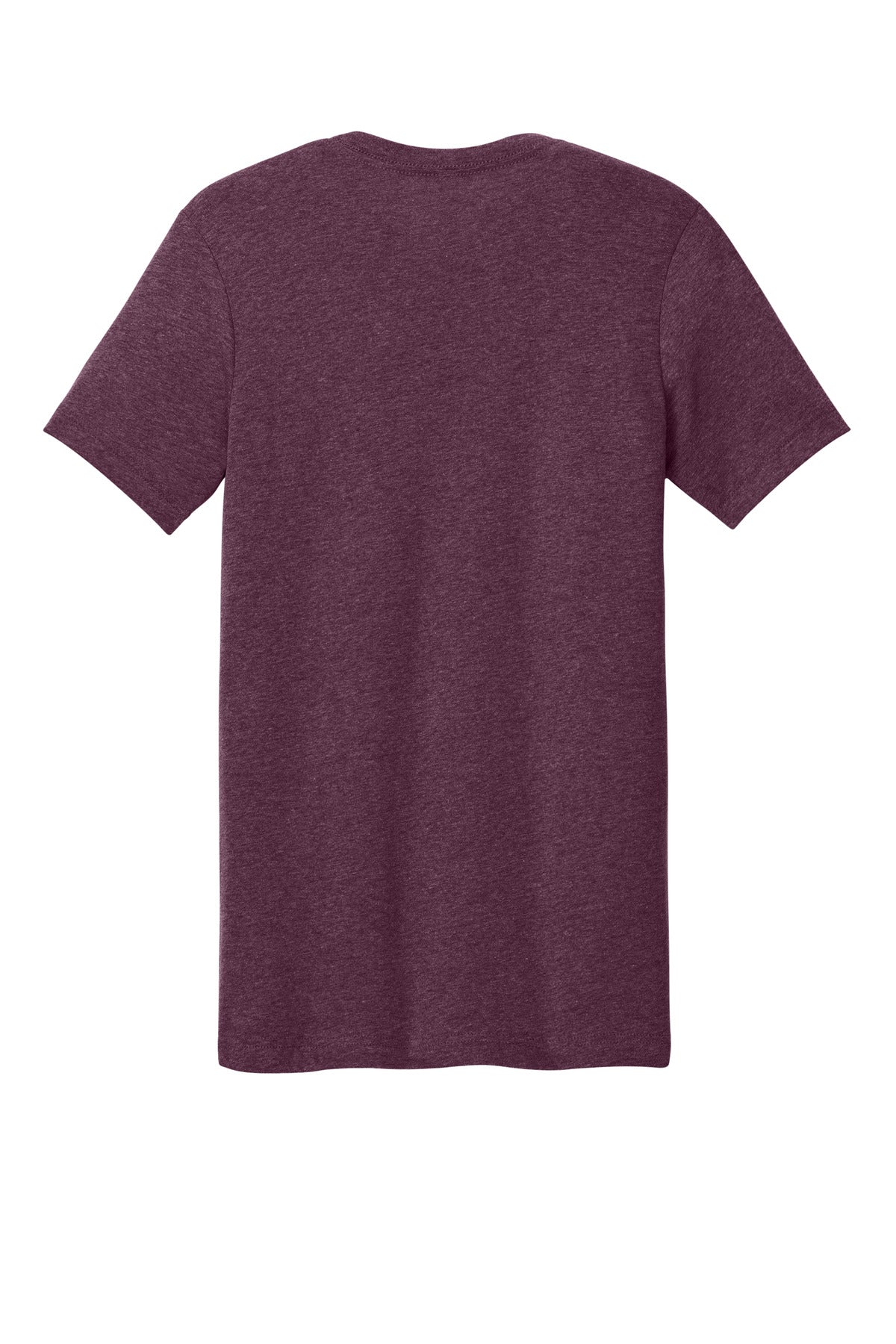 Bella+Canvas Unisex Heather CVC Short Sleeve Tee BC3001CVC Heather Maroon