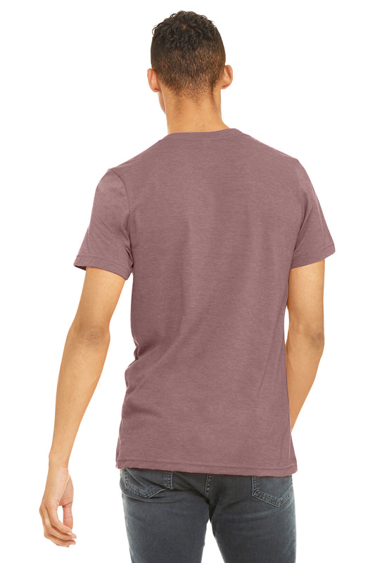 Bella+Canvas Unisex Heather CVC Short Sleeve Tee BC3001CVC Heather Mauve