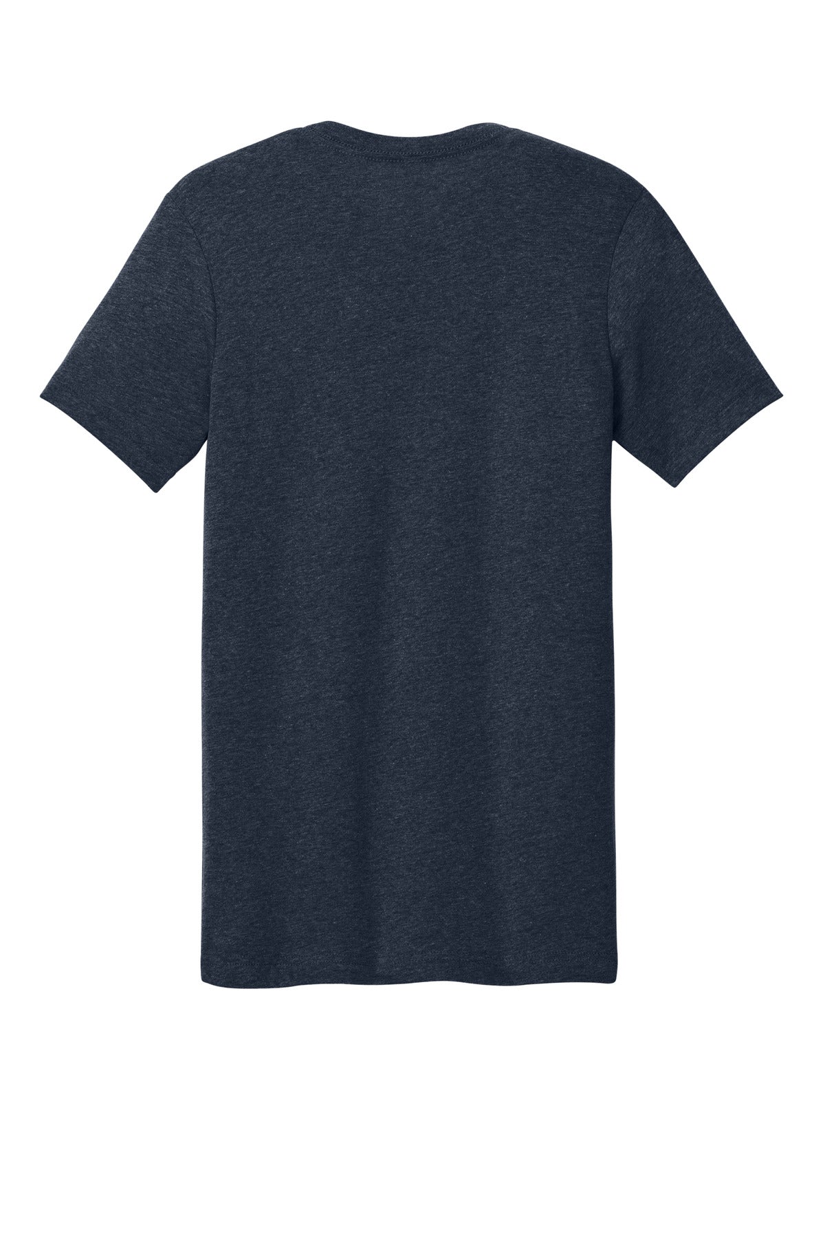 Bella+Canvas Unisex Heather CVC Short Sleeve Tee BC3001CVC Heather Midnight Navy