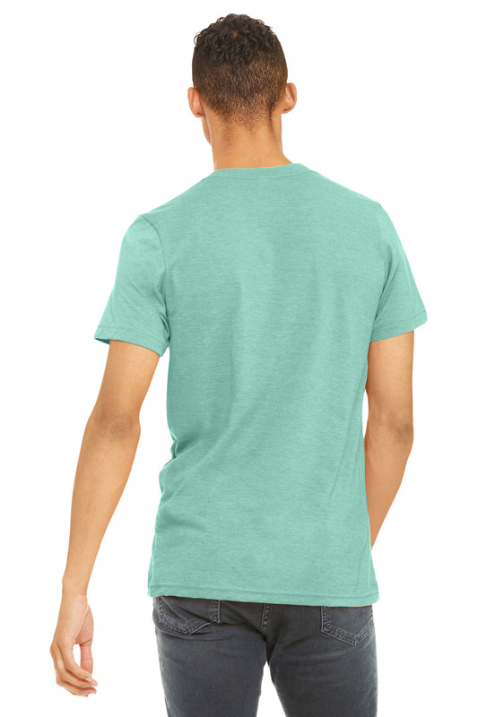 Bella+Canvas Unisex Heather CVC Short Sleeve Tee BC3001CVC Heather Mint