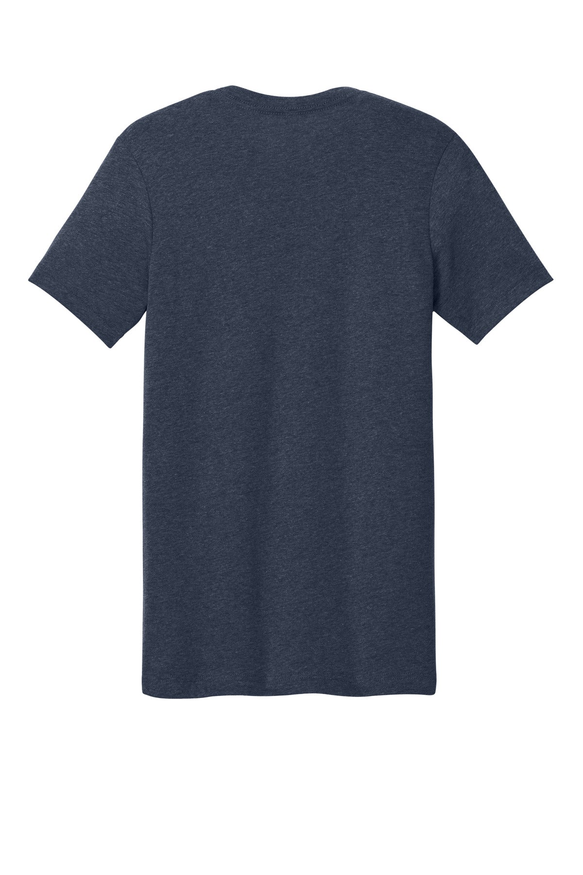 Bella+Canvas Unisex Heather CVC Short Sleeve Tee BC3001CVC Heather Navy
