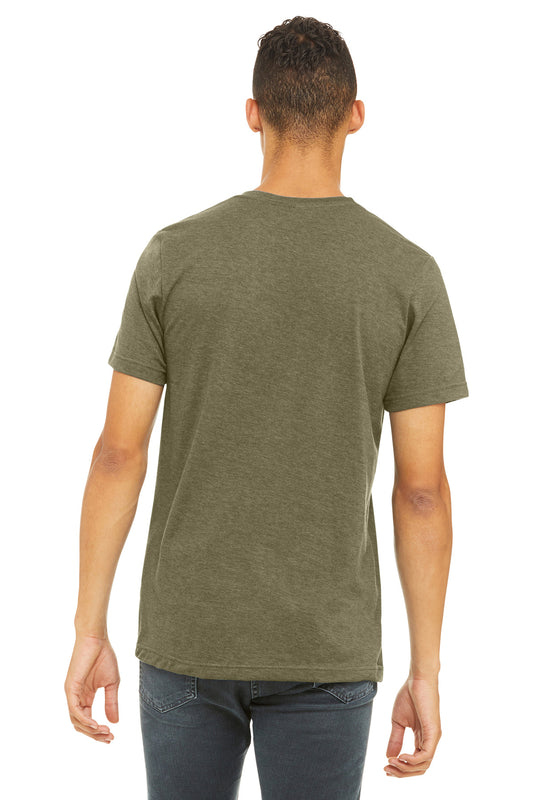 Bella+Canvas Unisex Heather CVC Short Sleeve Tee BC3001CVC Heather Olive