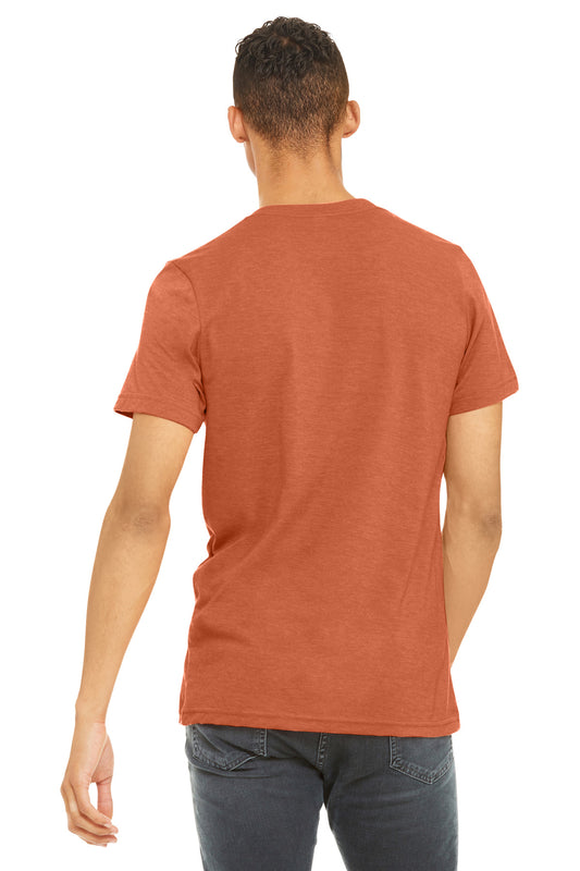 Bella+Canvas Unisex Heather CVC Short Sleeve Tee BC3001CVC Heather Orange