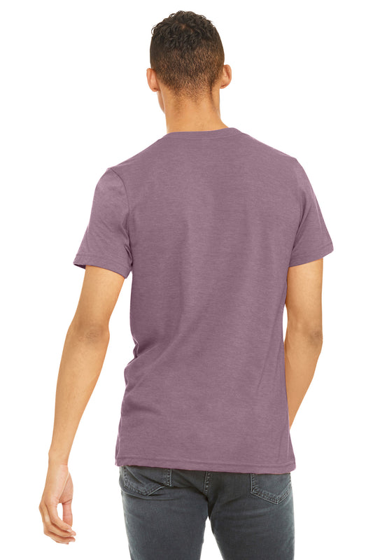 Bella+Canvas Unisex Heather CVC Short Sleeve Tee BC3001CVC Heather Orchid