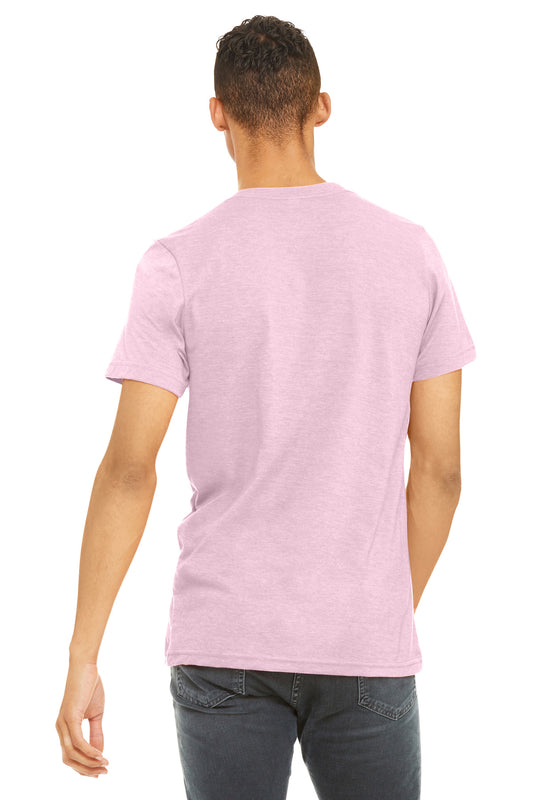 Bella+Canvas Unisex Heather CVC Short Sleeve Tee BC3001CVC Heather Pink