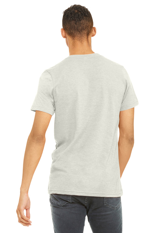 Bella+Canvas Unisex Heather CVC Short Sleeve Tee BC3001CVC Heather Prism Natural