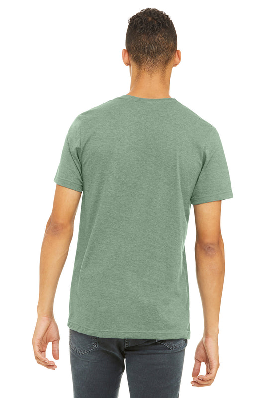 Bella+Canvas Unisex Heather CVC Short Sleeve Tee BC3001CVC Heather Sage