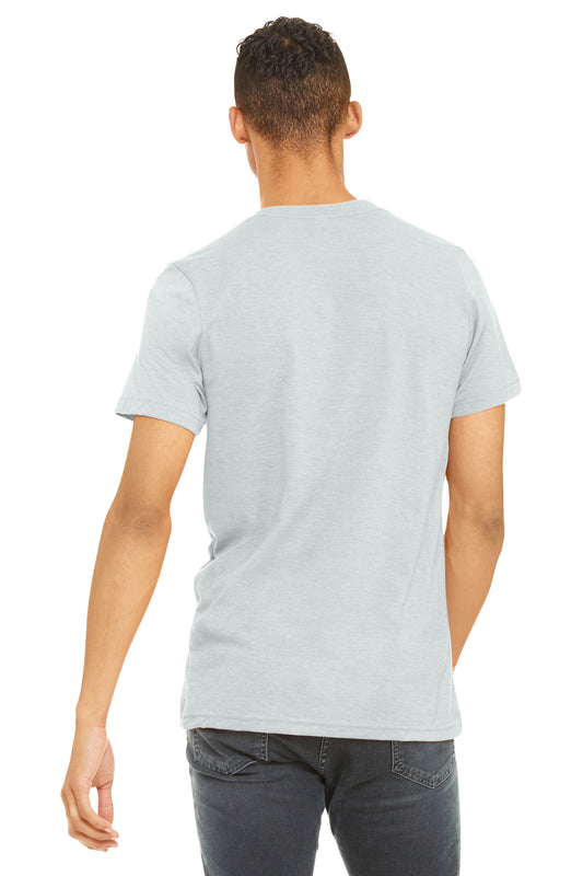 Bella+Canvas Unisex Heather CVC Short Sleeve Tee BC3001CVC Heather Silver