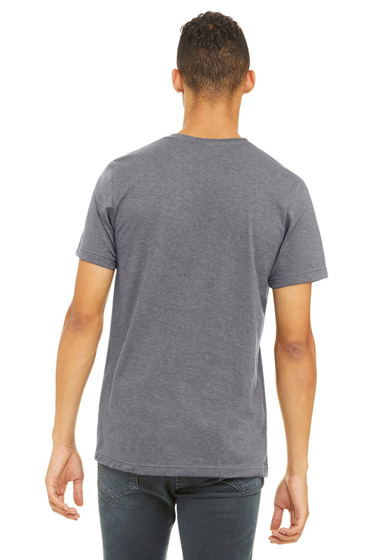 Bella+Canvas Unisex Heather CVC Short Sleeve Tee BC3001CVC Heather Storm
