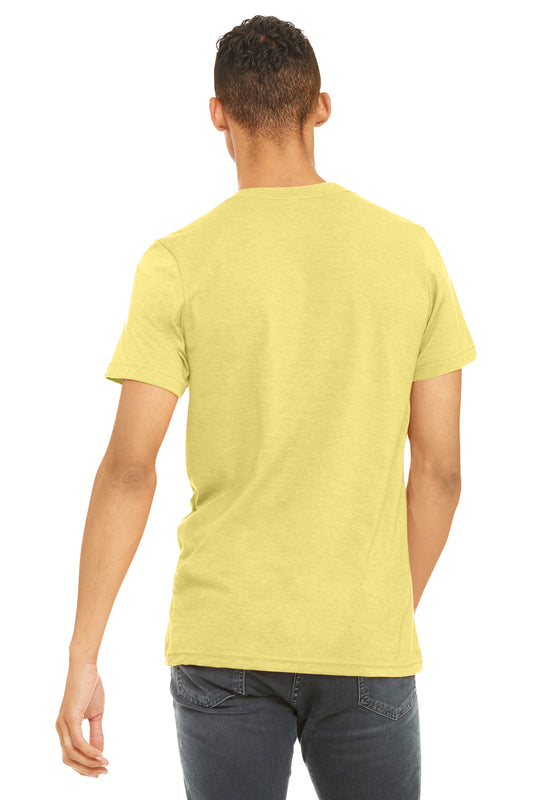 Bella+Canvas Unisex Heather CVC Short Sleeve Tee BC3001CVC Heather Yellow