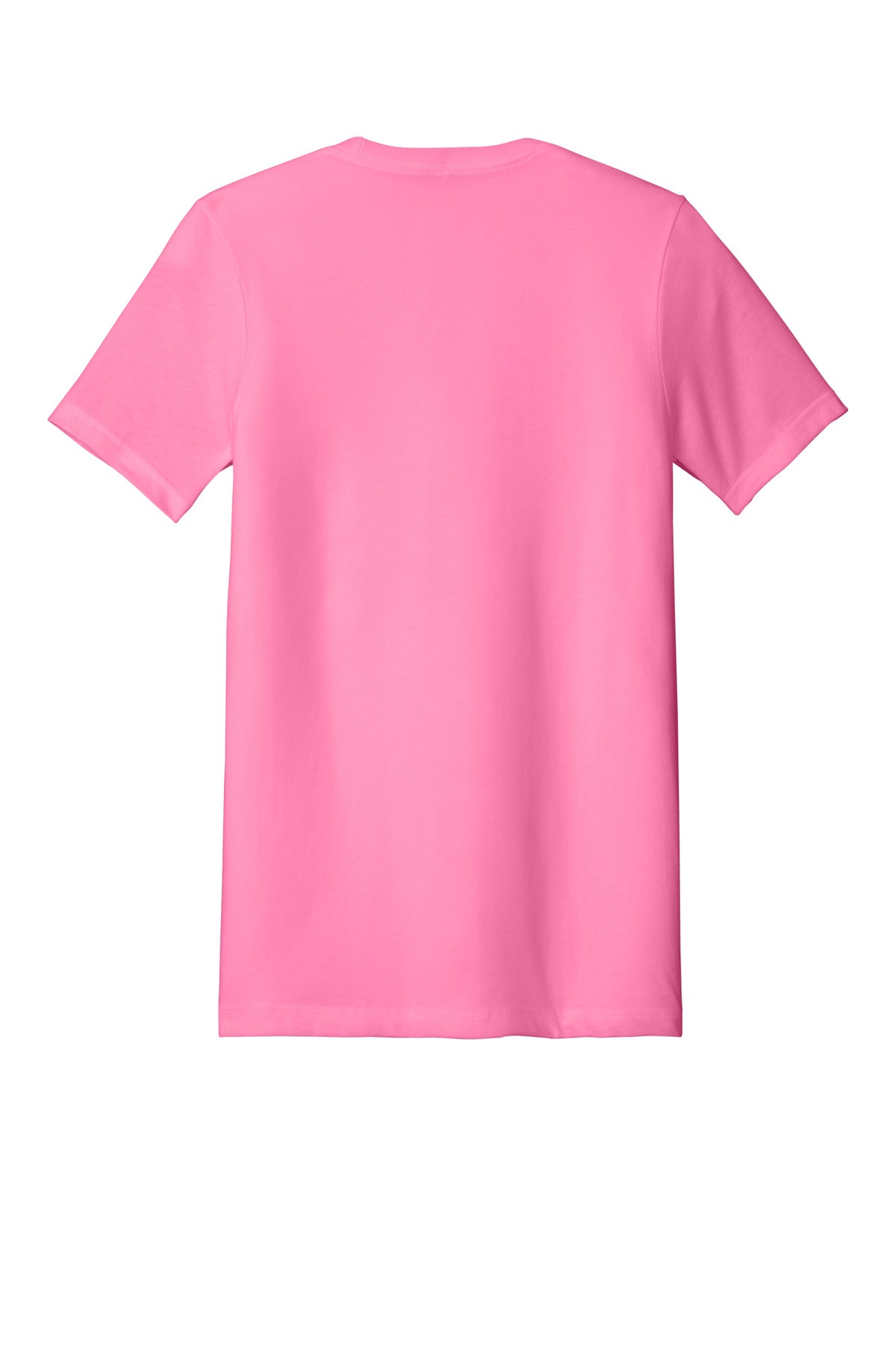 Bella+Canvas Unisex Heather CVC Short Sleeve Tee BC3001CVC Neon Pink
