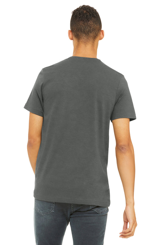 Bella+Canvas Unisex Heather CVC Short Sleeve Tee BC3001CVC Solid Asphalt Blend