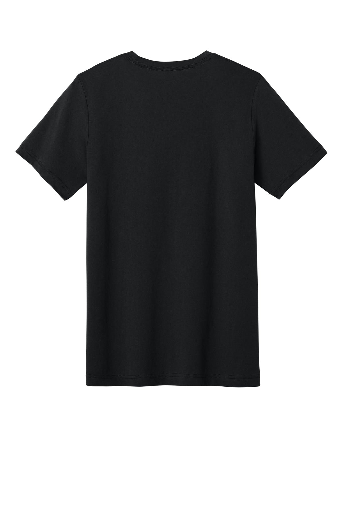 Bella+Canvas Unisex Heather CVC Short Sleeve Tee BC3001CVC Solid Black Blend