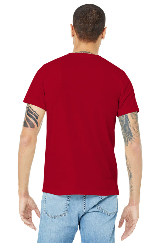 BELLA+CANVAS Unisex Made In The USA Jersey Short Sleeve Tee. BC3001U Red