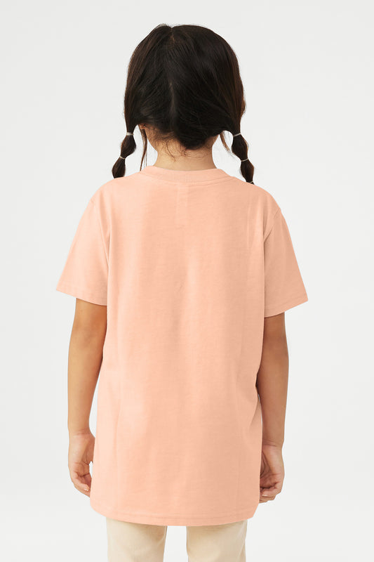 Bella+Canvas Youth Heather CVC Tee BC3001YCVC Heather Peach
