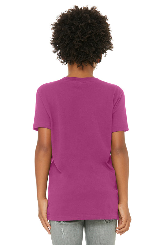 Bella+Canvas Youth Jersey Short Sleeve Tee BC3001Y Berry