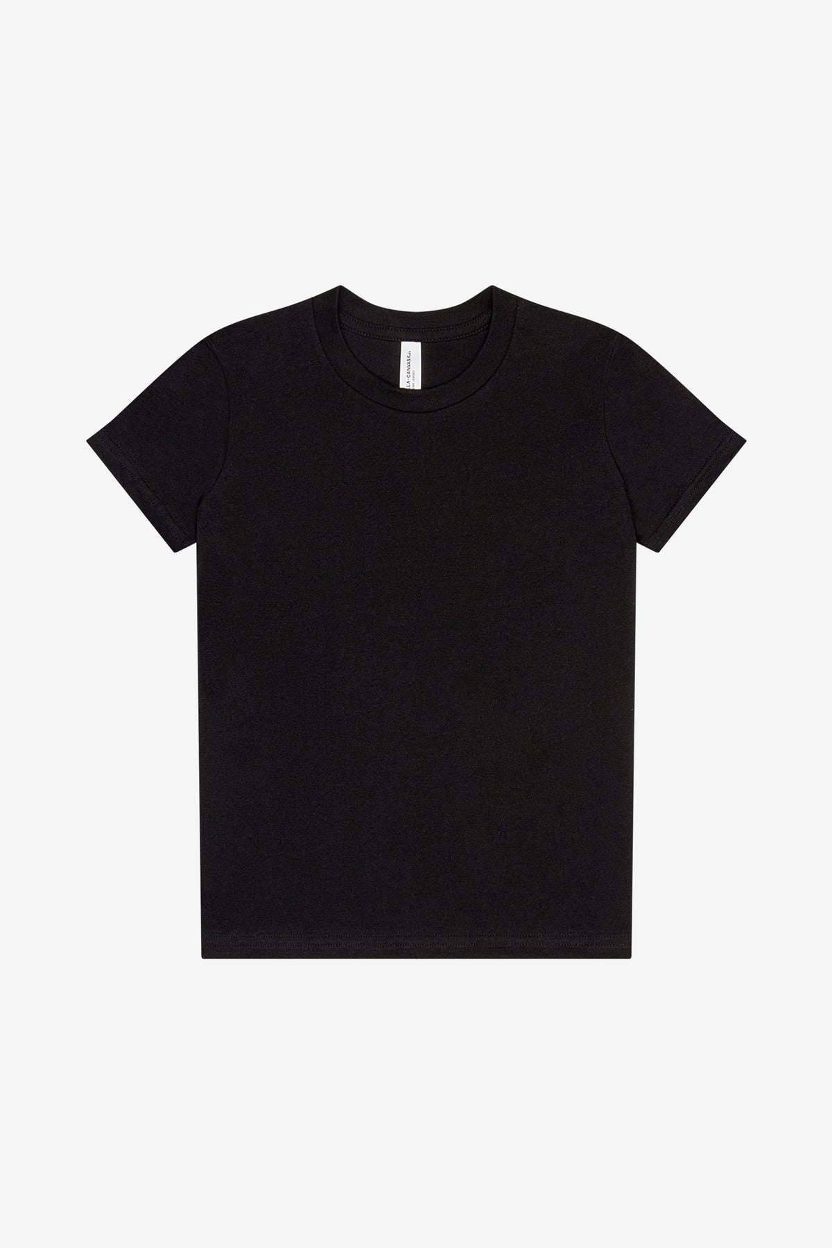 BELLA+CANVAS Youth Jersey Short Sleeve Tee. BC3001Y Vintage Black