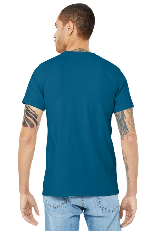 BELLA+CANVAS Unisex Jersey Short Sleeve Tee. BC3001 Deep Teal