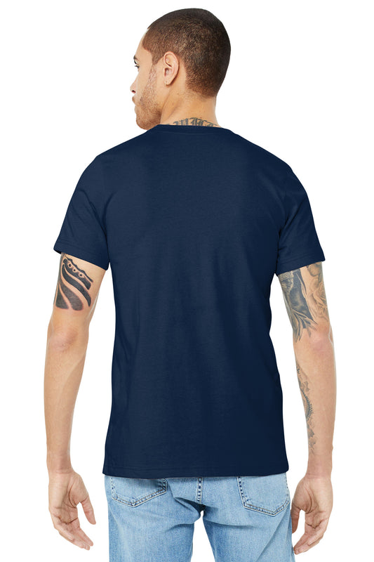 BELLA+CANVAS Unisex Jersey Short Sleeve Tee. BC3001 Navy