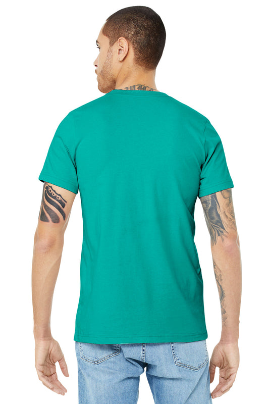 BELLA+CANVAS Unisex Jersey Short Sleeve Tee. BC3001 Teal
