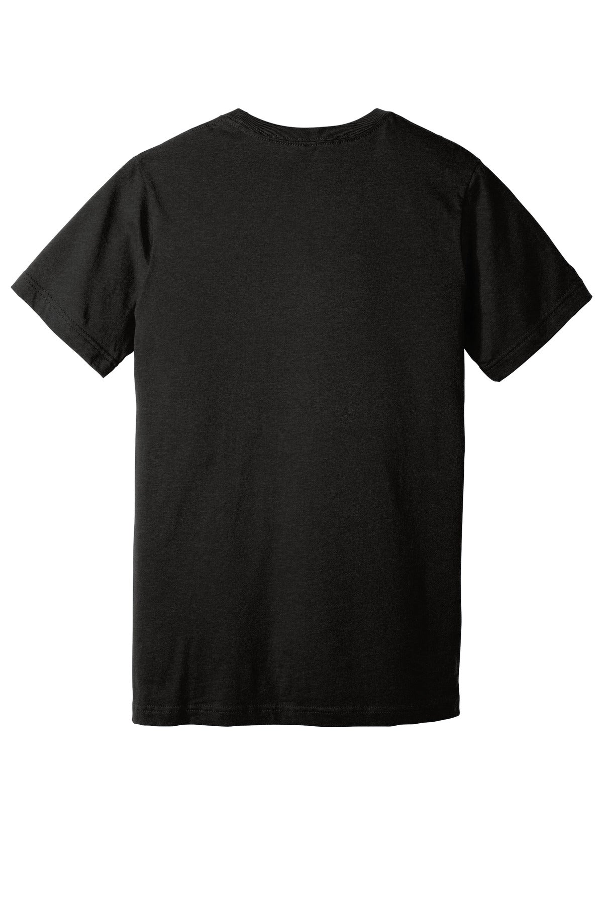 Bella+Canvas Unisex Heather CVC V-Neck Tee BC3005CVC Black Heather