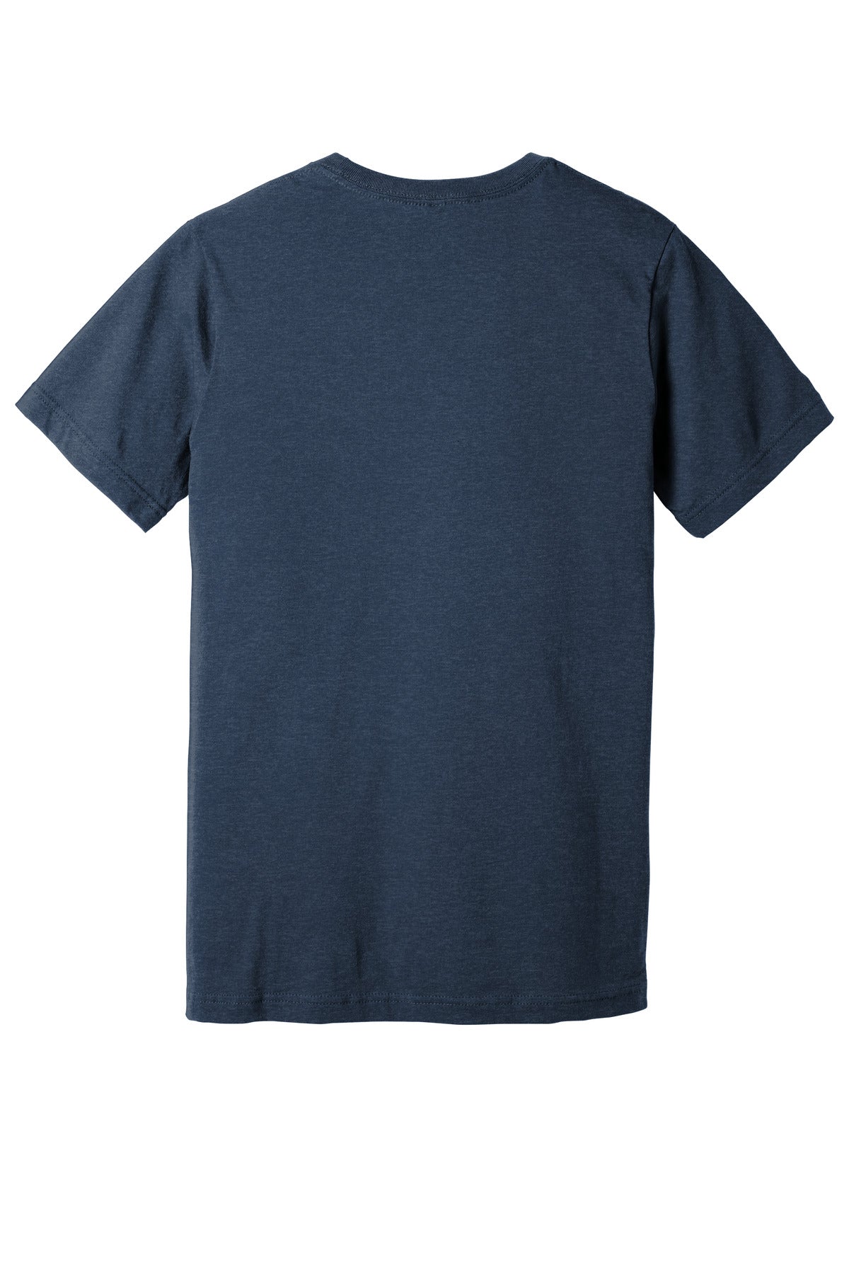 Bella+Canvas Unisex Heather CVC V-Neck Tee BC3005CVC Heather Navy