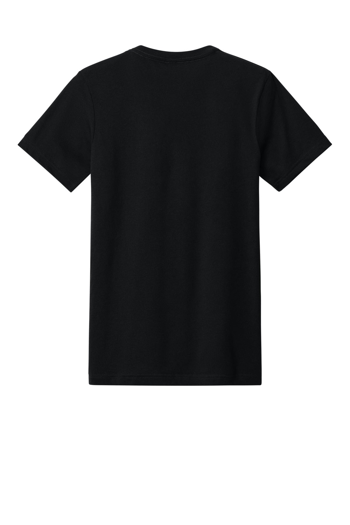 Bella+Canvas Unisex Heather CVC V-Neck Tee BC3005CVC Solid Black Blend