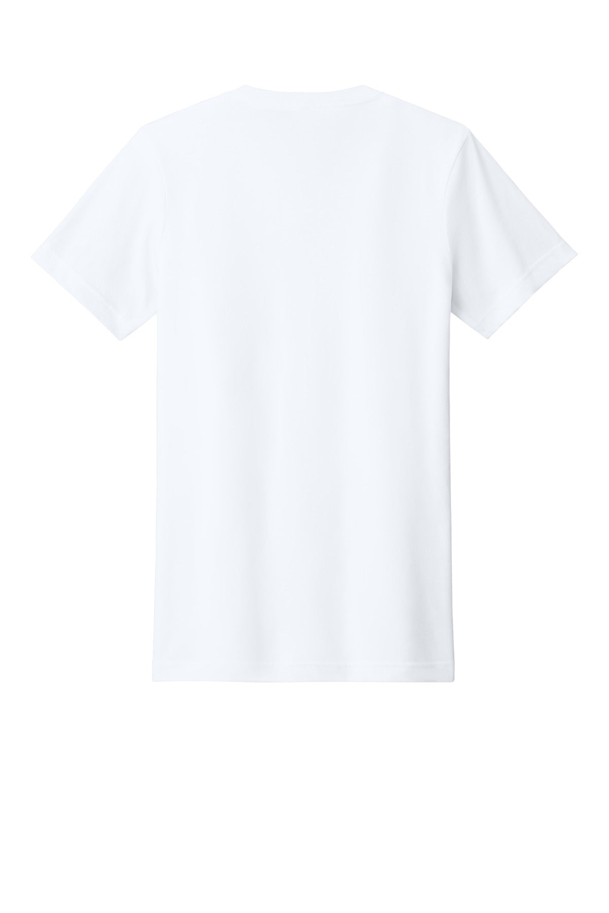 Bella+Canvas Unisex Heather CVC V-Neck Tee BC3005CVC Solid White Blend