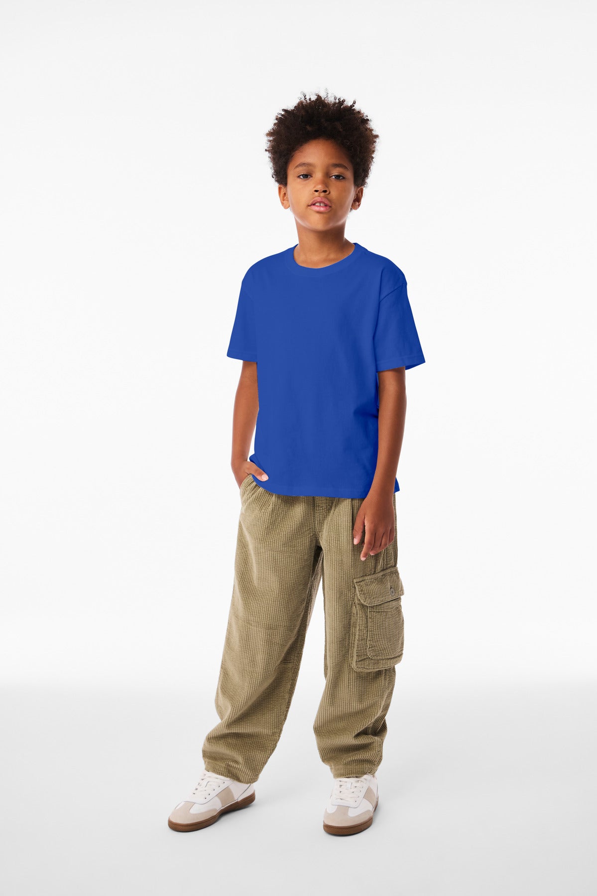 BELLA+CANVAS Youth 6-Ounce Heavyweight Tee BC3010Y True Royal