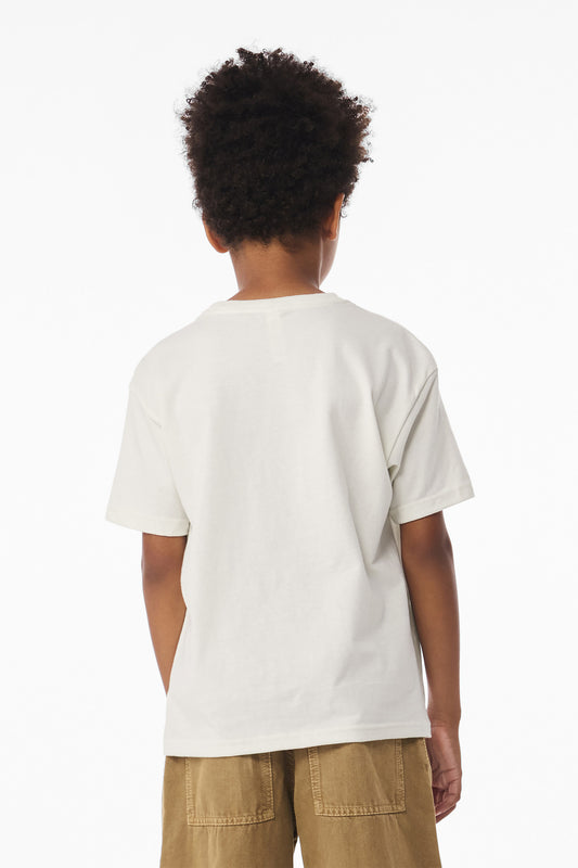 Bella+Canvas Youth 6-Ounce Heavyweight Tee BC3010Y Vintage White