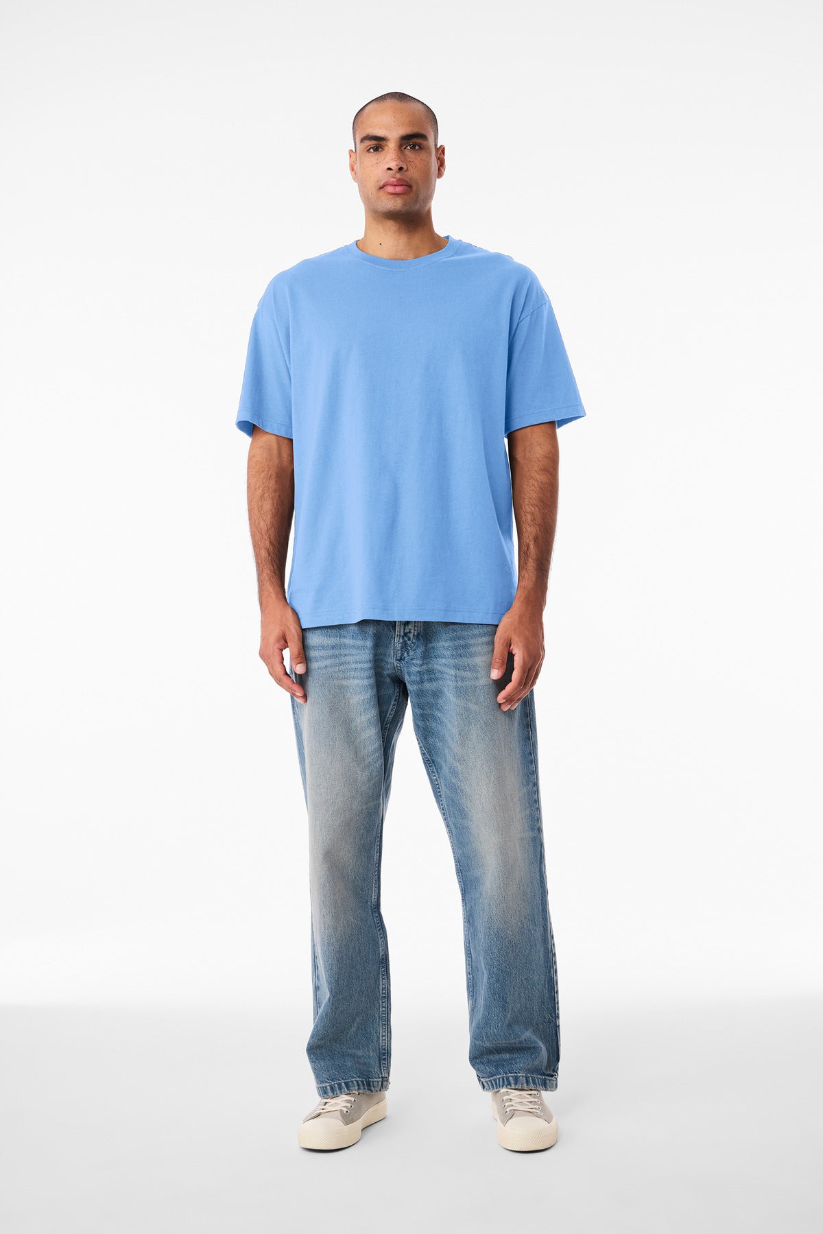 BELLA+CANVAS Unisex 6-Ounce Heavyweight Tee BC3010 Carolina Blue
