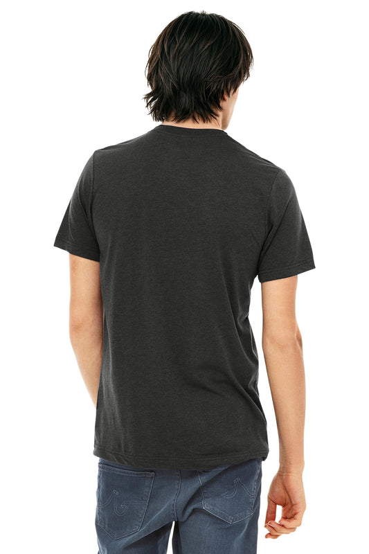 Bella+Canvas Unisex Triblend Short Sleeve Tee BC3413 Charcoal-Black Triblend