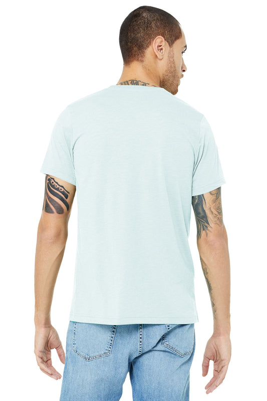 BELLA+CANVAS Unisex Triblend Short Sleeve Tee. BC3413 Ice Blue Triblend
