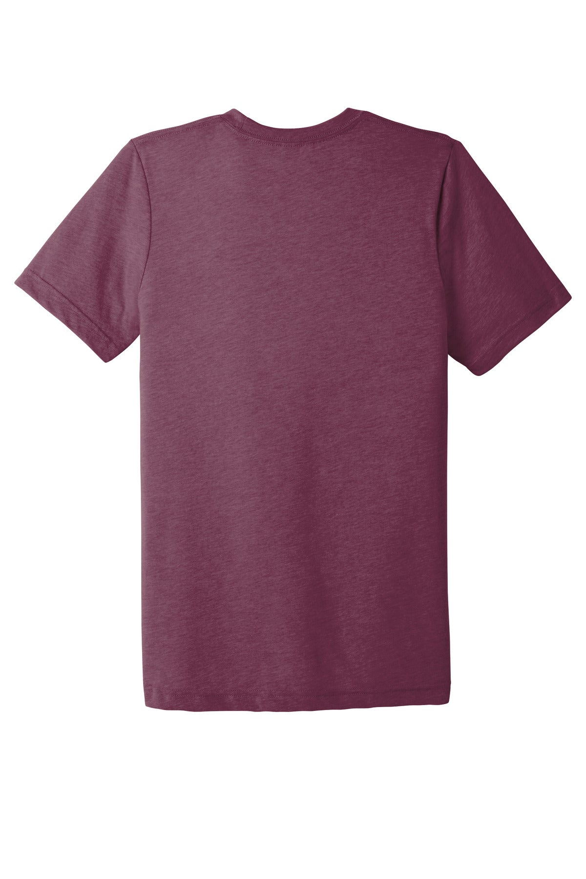 Bella+Canvas Unisex Triblend Short Sleeve Tee BC3413 Maroon Triblend
