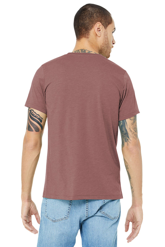 BELLA+CANVAS Unisex Triblend Short Sleeve Tee. BC3413 Mauve Triblend