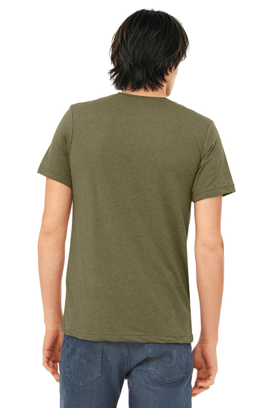 Bella+Canvas Unisex Triblend Short Sleeve Tee BC3413 Olive Triblend