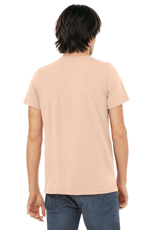 Bella+Canvas Unisex Triblend Short Sleeve Tee BC3413 Peach Triblend