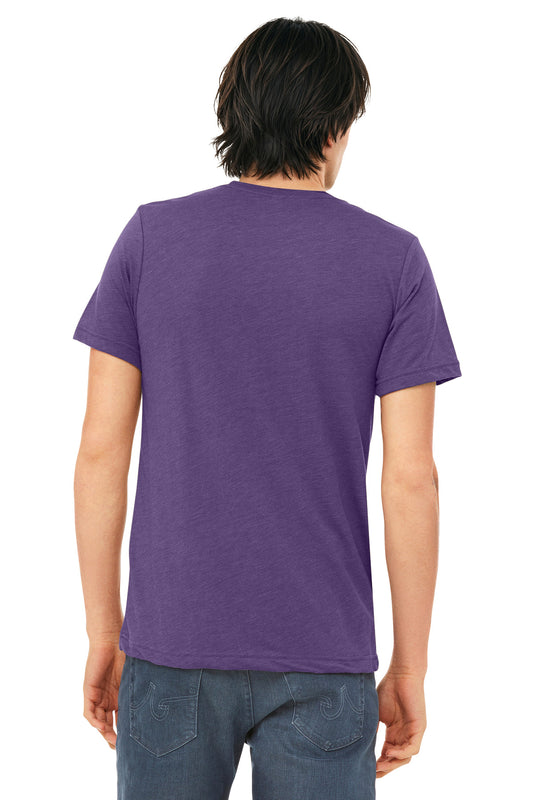 Bella+Canvas Unisex Triblend Short Sleeve Tee BC3413 Purple Triblend