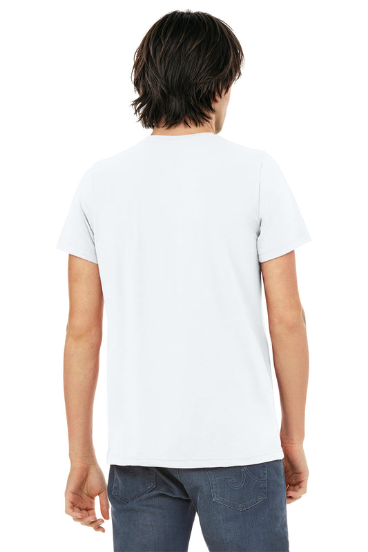 Bella+Canvas Unisex Triblend Short Sleeve Tee BC3413 Solid White Triblend