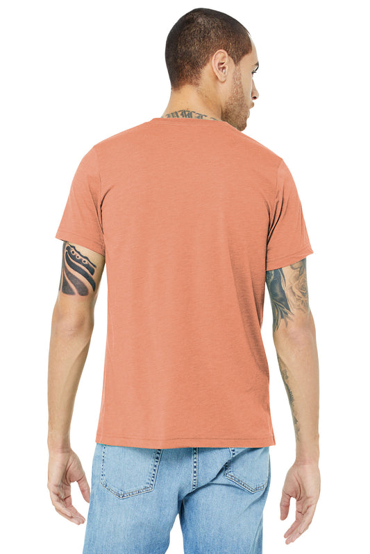 BELLA+CANVAS Unisex Triblend Short Sleeve Tee. BC3413 Sunset Triblend